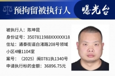 邵武市人民法院预拘留公告（2026年第一期）